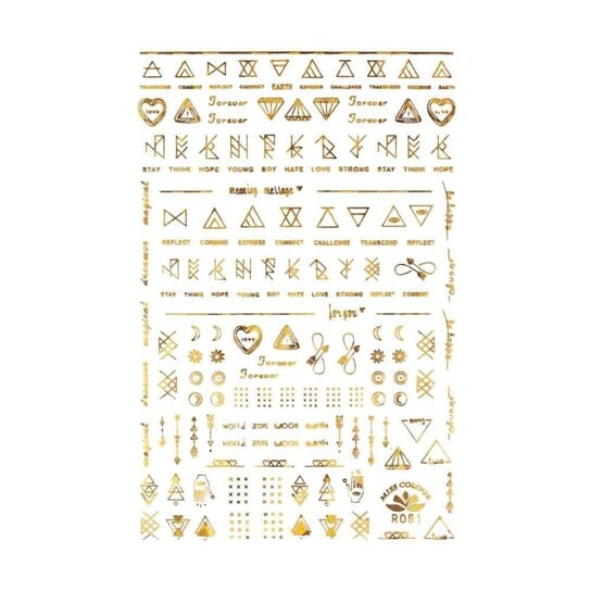 Наклейки для тонких ногтей, золотое голографическое № R081 MollyLac, Molly Lac
Наклейки для тонких ногтей, золотое голографическое № R081 MollyLac, Molly Lac