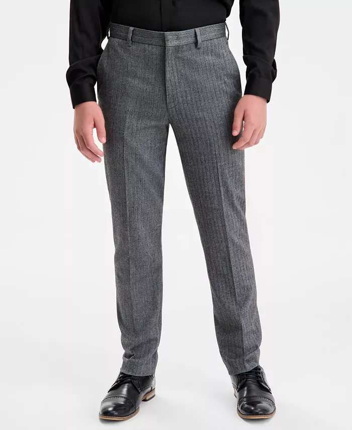 Мальчиковые классические брюки 8-20 серые фланелевые в елочку B By Brooks Brothers
Мальчиковые классические брюки 8-20 серые фланелевые в елочку B By Brooks Brothers