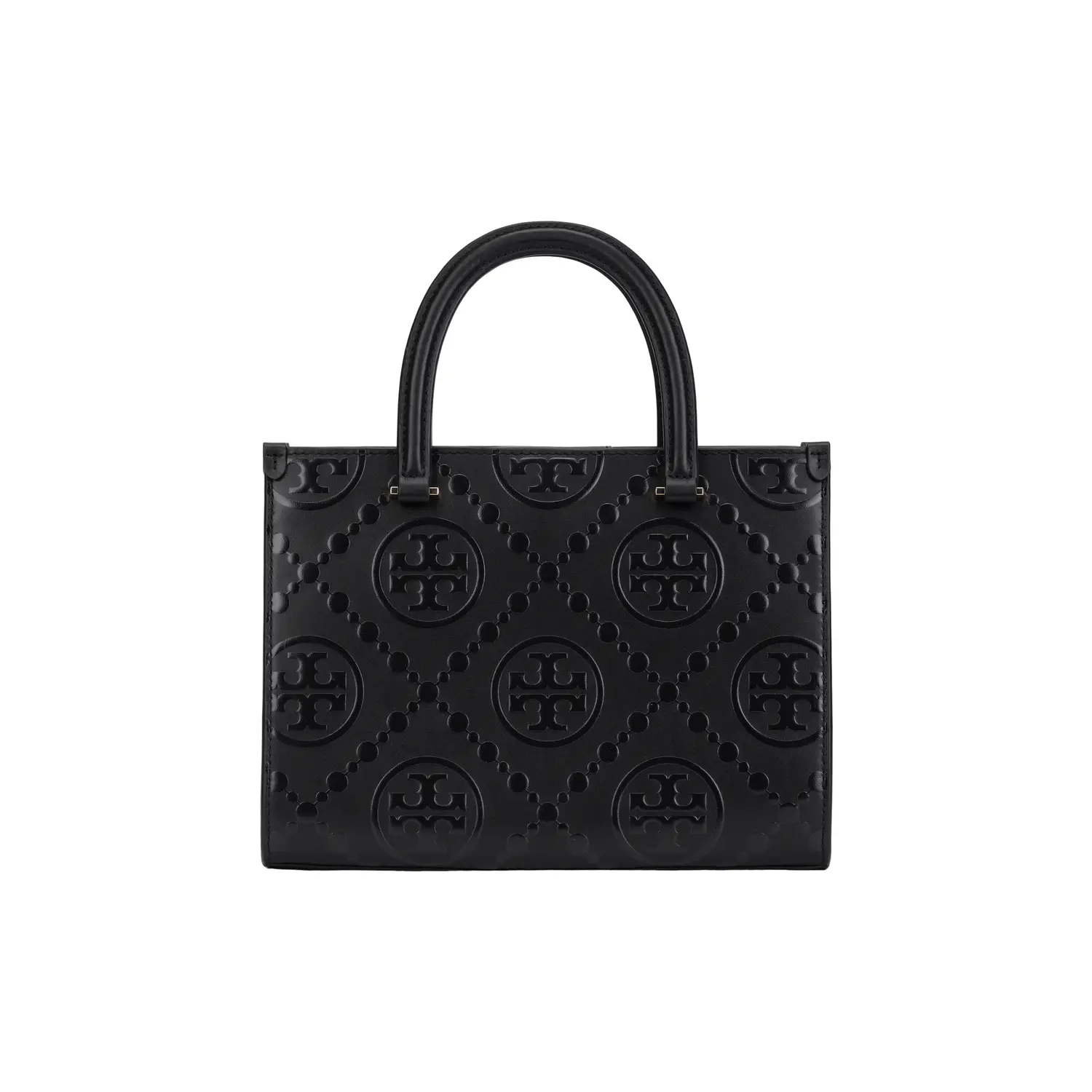 TORY BURCH Монограмма Т Контрастное Тиснение Квадратная Сумка Тота Чёрная
TORY BURCH Монограмма Т Контрастное Тиснение Квадратная Сумка Тота Чёрная