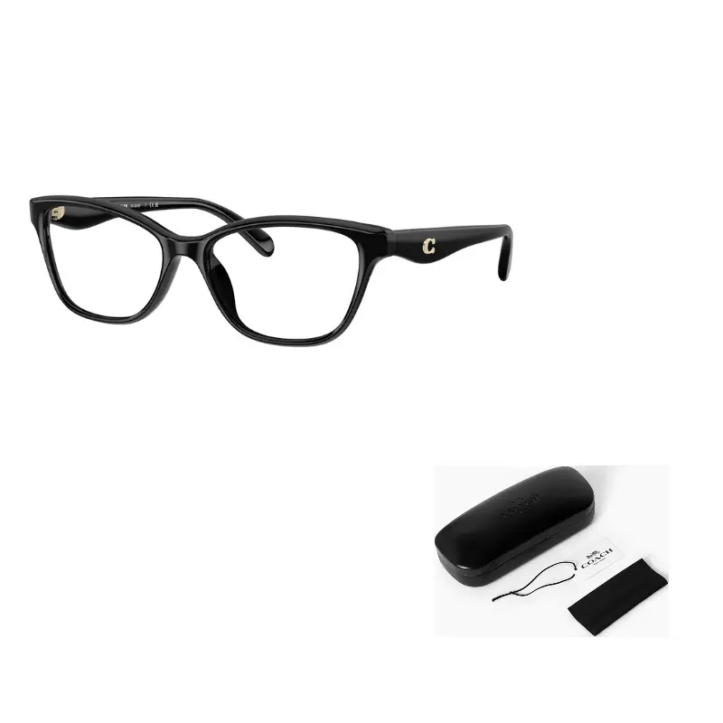 COACH Пластиковая оправа Cat Eye с оптическими линзами для женщин Black
COACH Пластиковая оправа Cat Eye с оптическими линзами для женщин Black