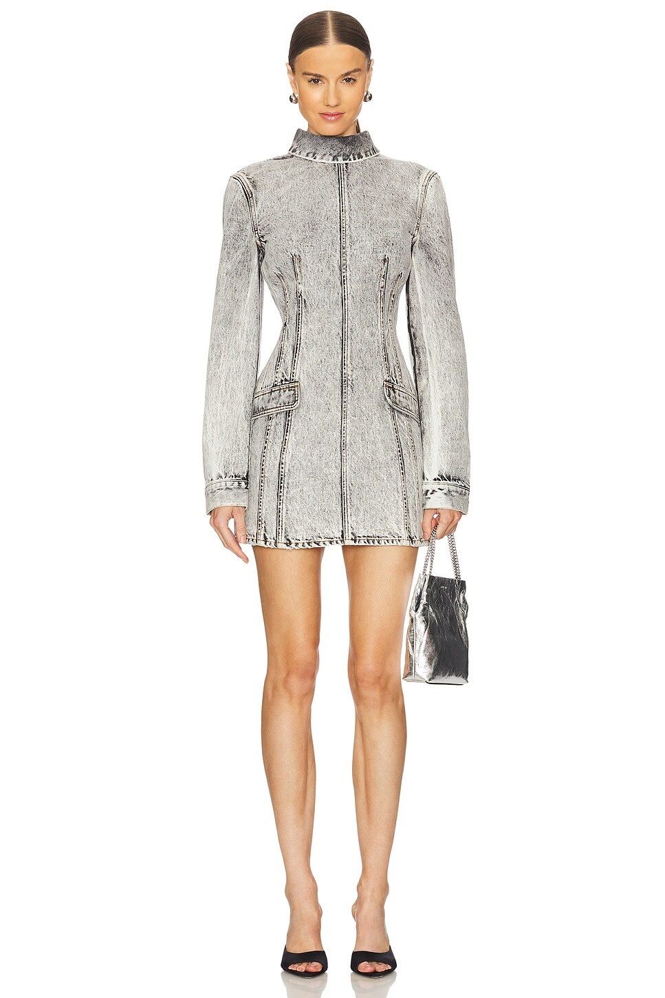 Платье-Тони из денима x revolve Aknvas, черный
Платье-Тони из денима x revolve Aknvas, черный