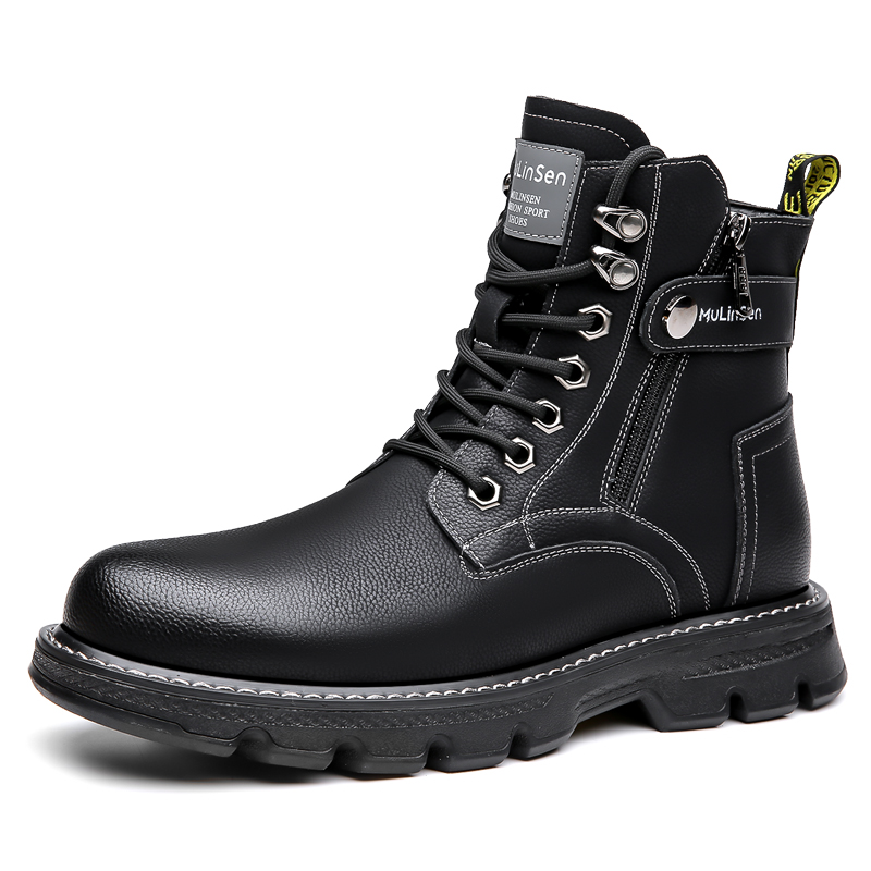 Mulinsen Короткие мужские ботинки Martin, черные
Mulinsen Короткие мужские ботинки Martin, черные