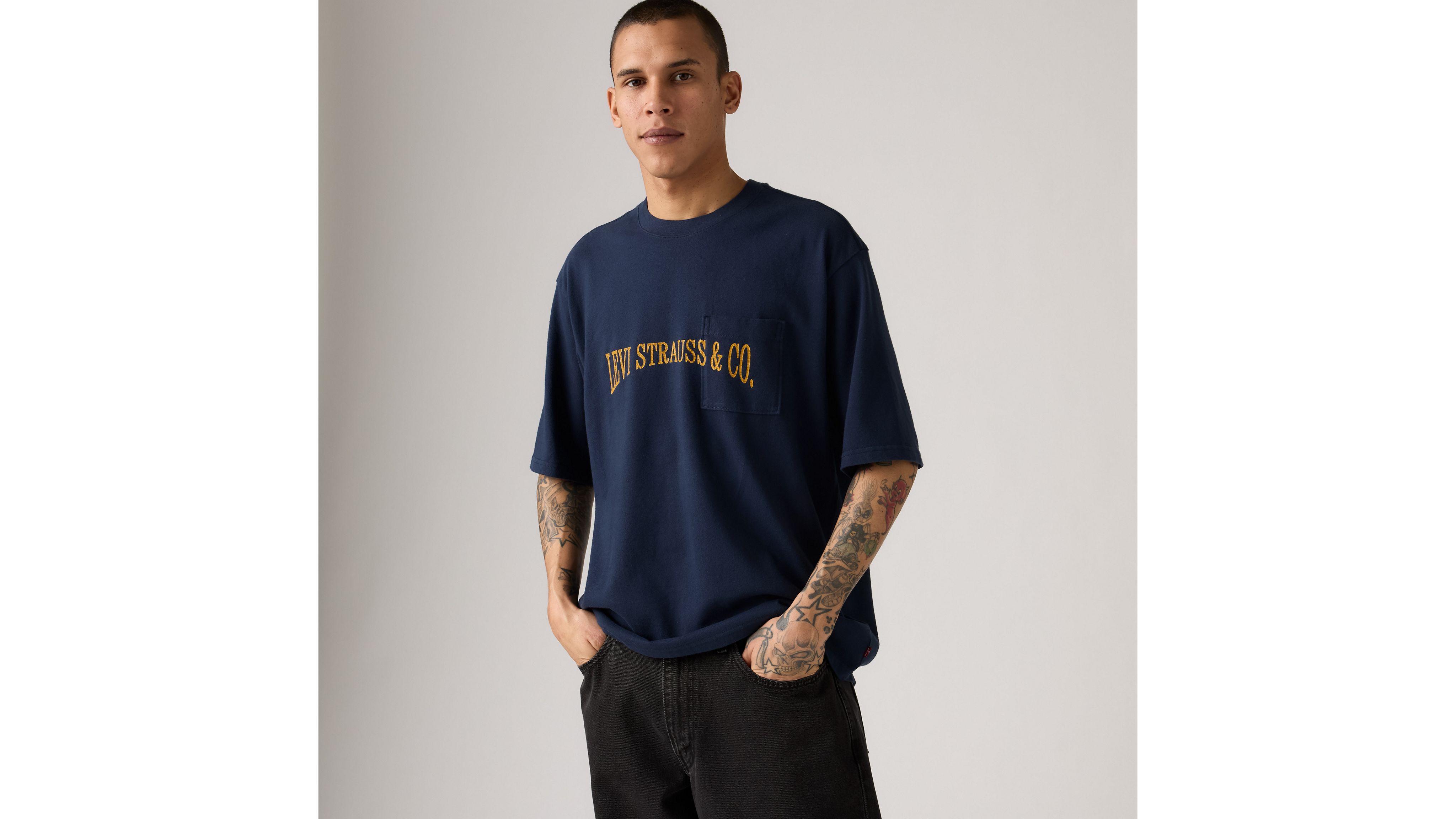 Футболка с коротким рукавом и графическим карманом Levi's, Navy Blazer - Blue
Футболка с коротким рукавом и графическим карманом Levi's, Navy Blazer - Blue