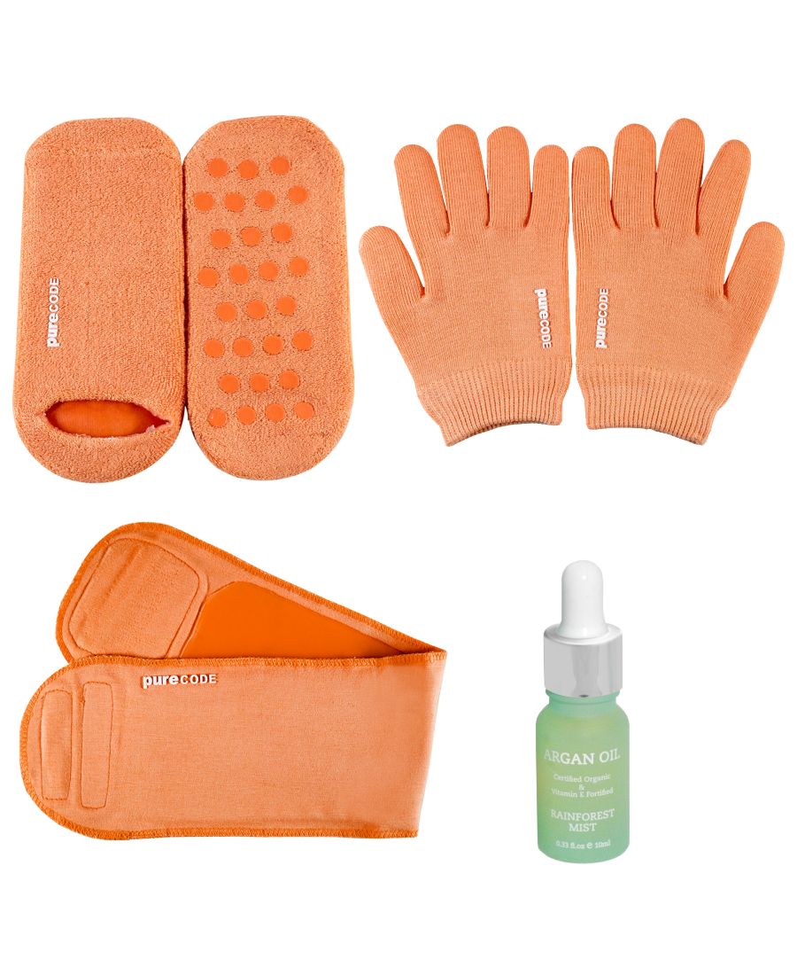 Увлажняющий гель с аргановым маслом, спрей Rainforest Mist, перчатки SM, носки 6-9 PURECODE, цвет peach
Увлажняющий гель с аргановым маслом, спрей Rainforest Mist, перчатки SM, носки 6-9 PURECODE, цвет peach