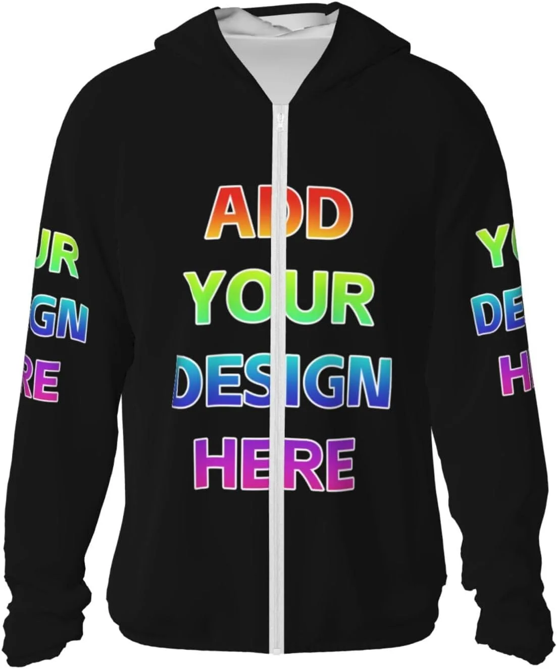 Кастомная унисекс UV-футболка с капюшоном для защиты от солнца
Кастомная унисекс UV-футболка с капюшоном для защиты от солнца