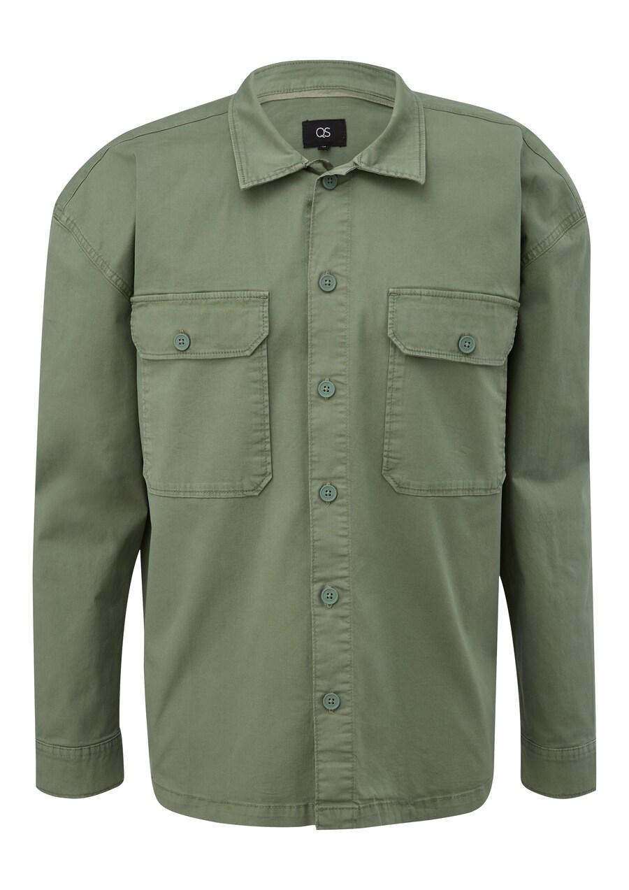 Рубашка обычного кроя на пуговицах QS, зеленый
Рубашка обычного кроя на пуговицах QS, зеленый