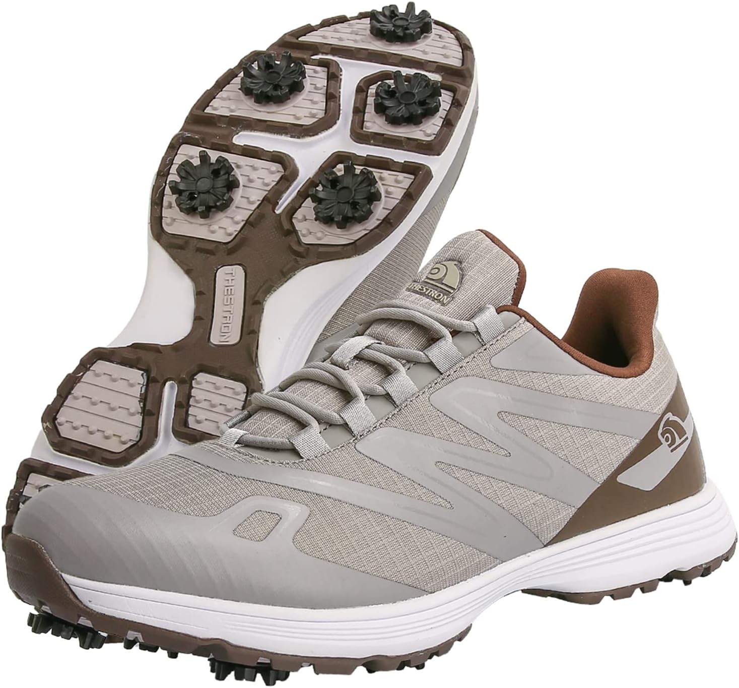 Водонепроницаемые профессиональные гольф-кроссовки для мужчин с шипами, мужская обувь для гольфа на открытом воздухе, противоскользящая обувь для прогулок Zakey, Brown-2
Водонепроницаемые профессиональные гольф-кроссовки для мужчин с шипами, мужская обувь для гольфа на открытом воздухе, противоскользящая обувь для прогулок Zakey, Brown-2