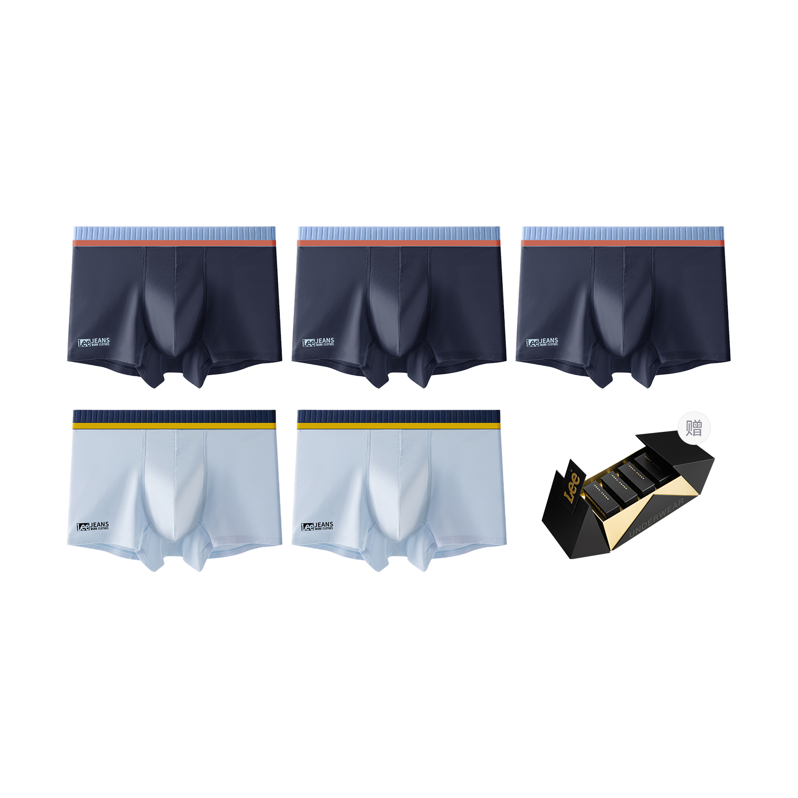 Мужские трусы бокс 5 штук Lee, черный/светло-бежевый
Мужские трусы бокс 5 штук Lee, черный/светло-бежевый
