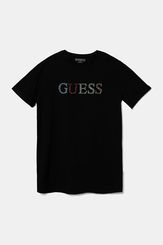 Детская футболка Guess, черный 
Детская футболка Guess, черный
