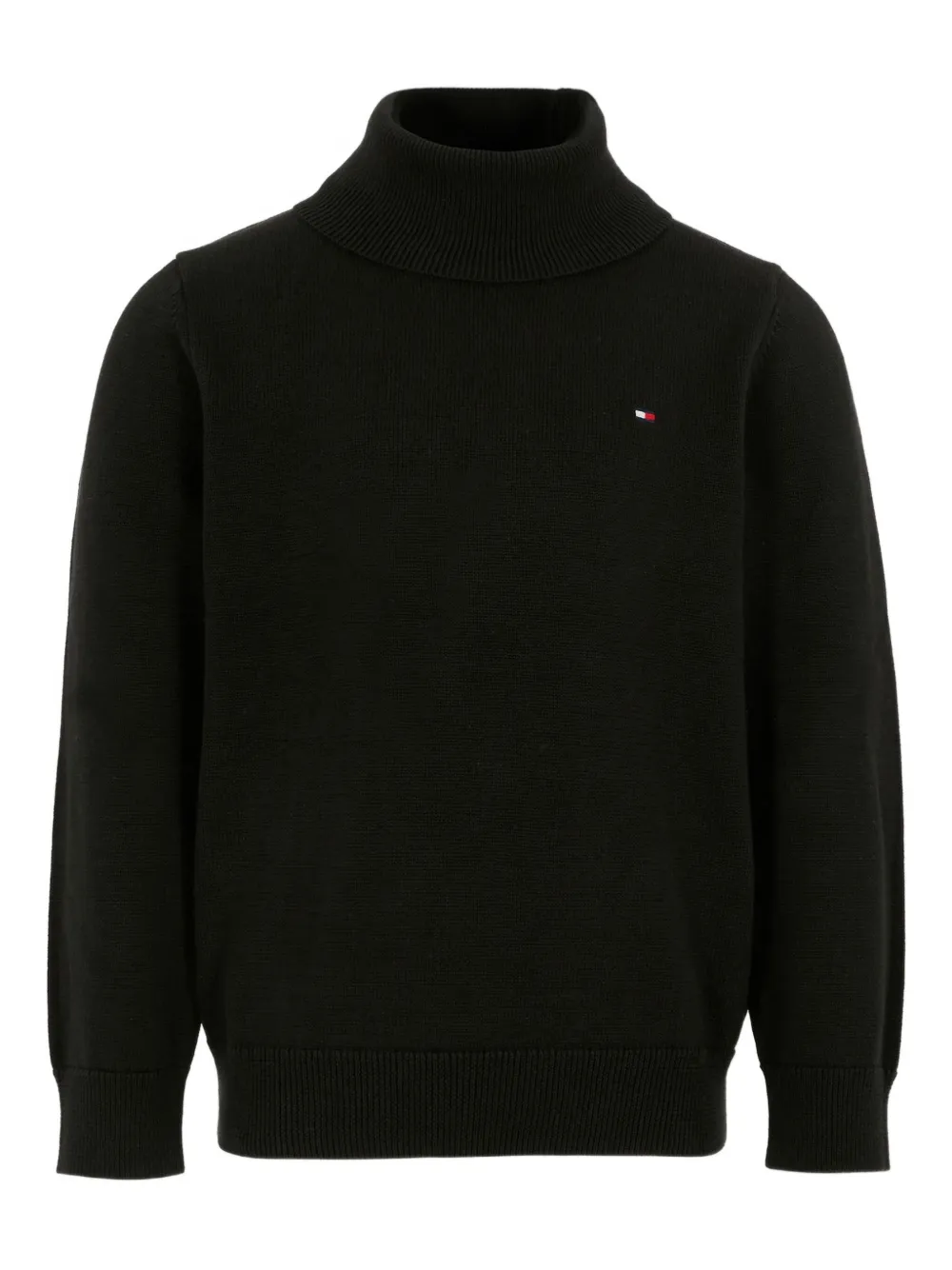 Хлопковый джемпер с воротником-гольф Tommy Hilfiger Junior, черный
Хлопковый джемпер с воротником-гольф Tommy Hilfiger Junior, черный
