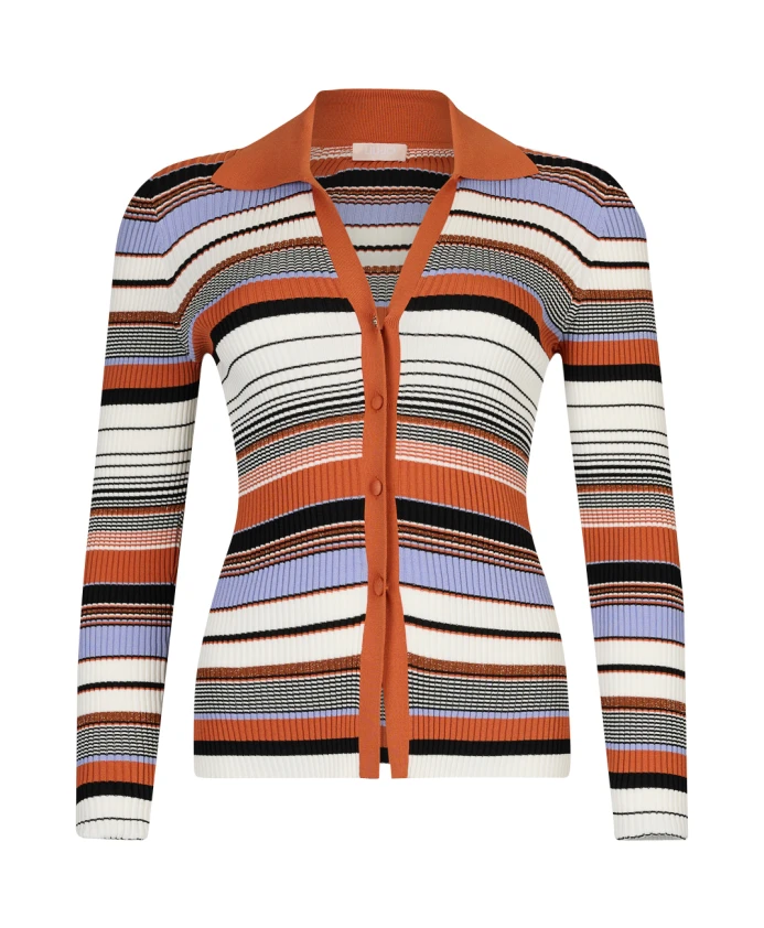 Полосатый кардиган из люрекса Liu Jo, мультиколор
Полосатый кардиган из люрекса Liu Jo, мультиколор