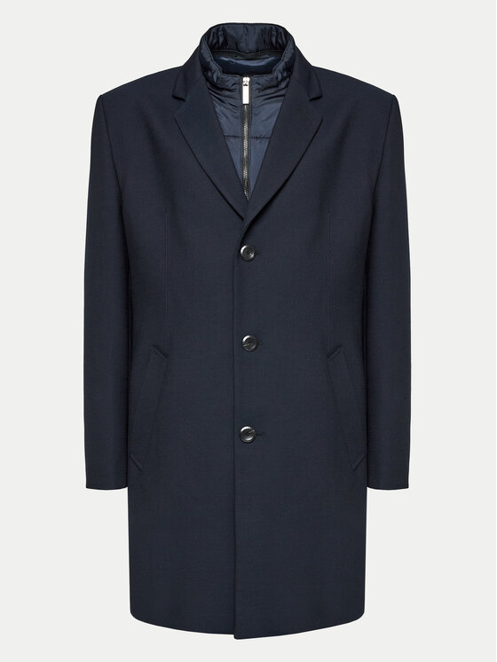 Шерстяное пальто regular fit 626228-64084 Bugatti, синий
Шерстяное пальто regular fit 626228-64084 Bugatti, синий