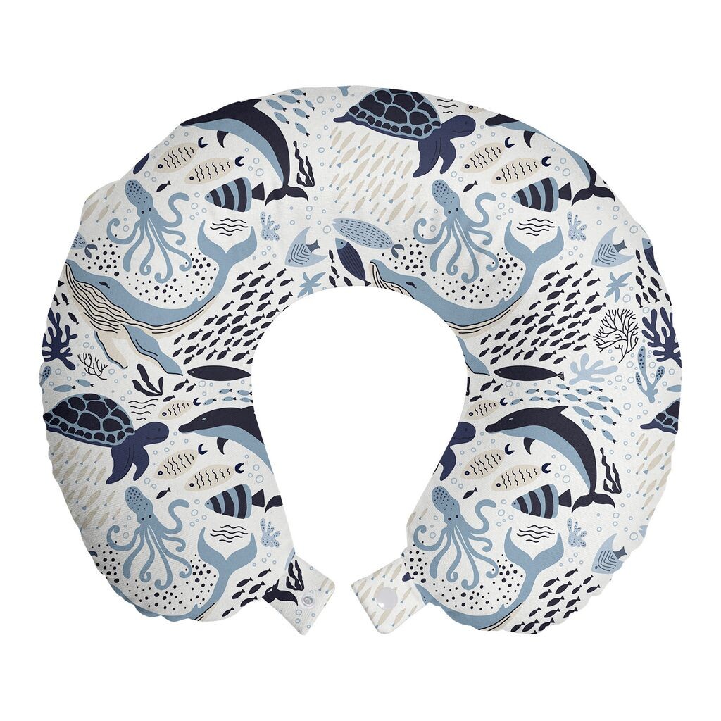 ABAKUHAUS Aqua Jellyfish Travel Pillow Подушка для шеи, Octopus Coral Turtle, пенопластовый дорожный предмет для самолета и автомобиля, 30x30 см, разноцветный
ABAKUHAUS Aqua Jellyfish Travel Pillow Подушка для шеи, Octopus Coral Turtle, пенопластовый дорожный предмет для самолета и автомобиля, 30x30 см, разноцветный