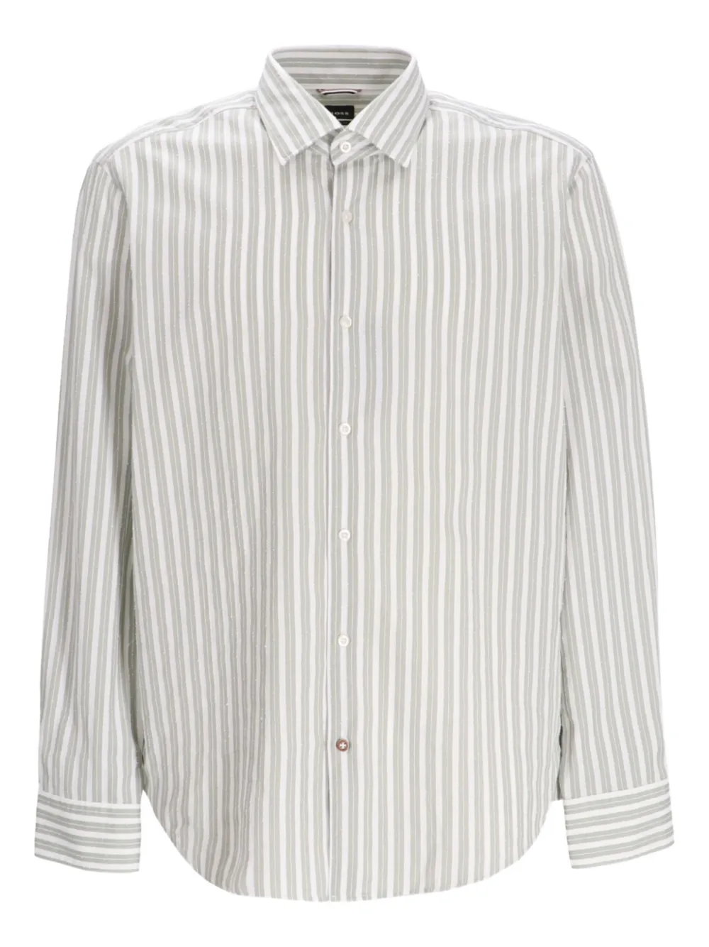 Полосатая рубашка на пуговицах BOSS, зеленый
Полосатая рубашка на пуговицах BOSS, зеленый