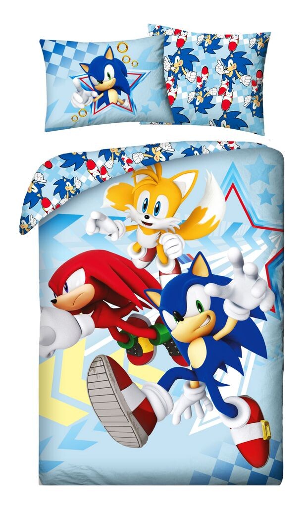 SONIC THE HEDGEHOG Tails KnucklesДвусторонний комплект постельного белья наволочка пуховое одеяло Halantex
SONIC THE HEDGEHOG Tails KnucklesДвусторонний комплект постельного белья наволочка пуховое одеяло Halantex