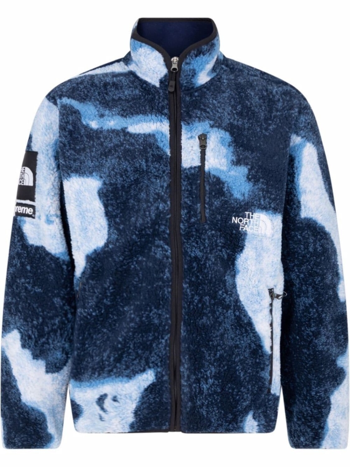 Supreme флисовая куртка из коллаборации с TNF, синий
Supreme флисовая куртка из коллаборации с TNF, синий