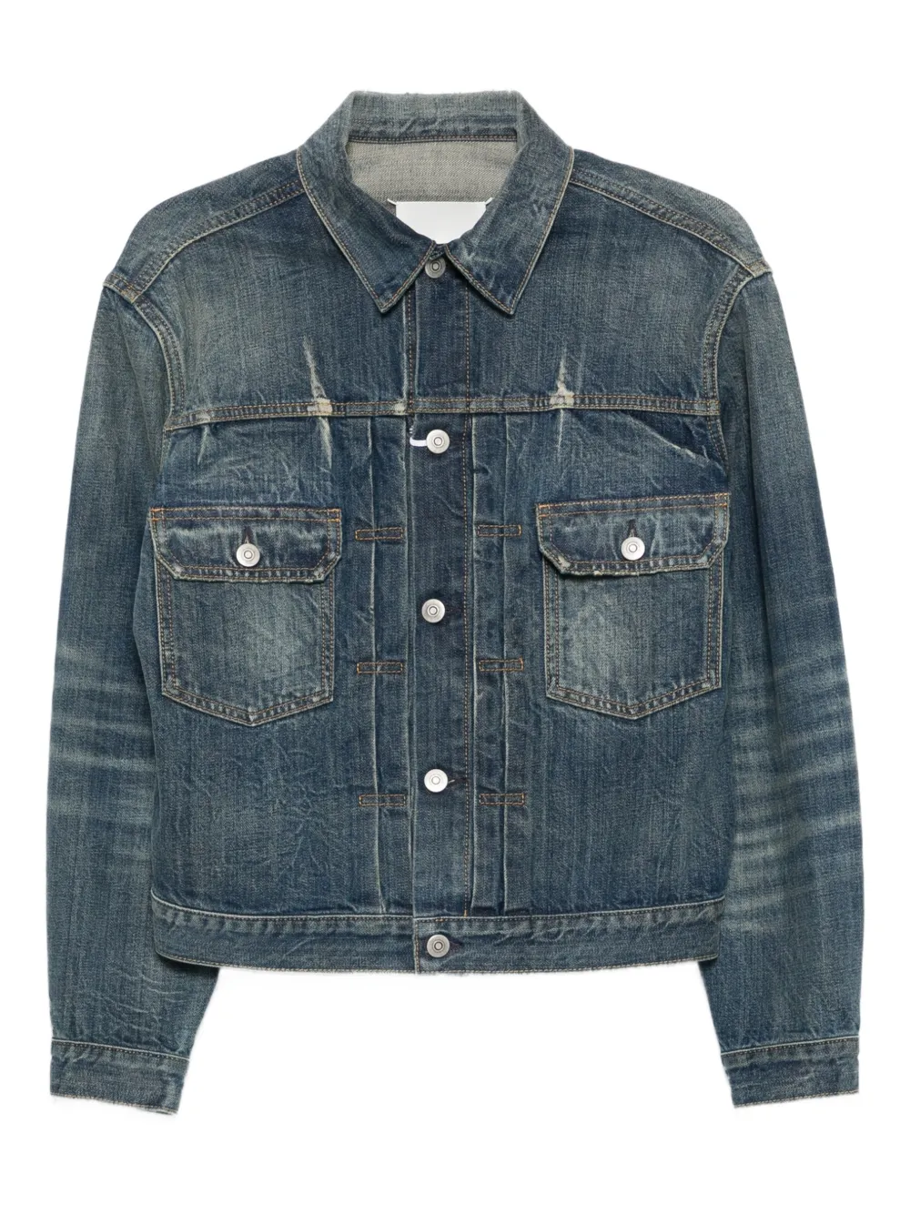 Джинсовая куртка из хлопка Maison Margiela, синий
Джинсовая куртка из хлопка Maison Margiela, синий
