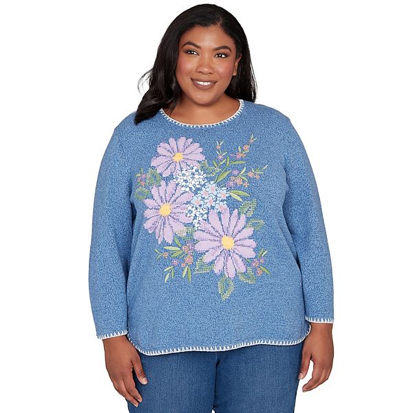 Свитер с цветочной вышивкой Plus size Alfred Dunner
Свитер с цветочной вышивкой Plus size Alfred Dunner