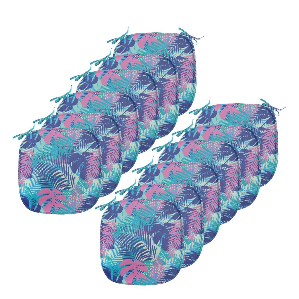 Подушки для обеденного стула ABAKUHAUS Leaf, яркая островная флора, декоративная водонепроницаемая подушка с ремнями для кухонных сидений, 40 см x 40 см — упаковка из 12 шт., бирюзовый темно-синий
Подушки для обеденного стула ABAKUHAUS Leaf, яркая островная флора, декоративная водонепроницаемая подушка с ремнями для кухонных сидений, 40 см x 40 см — упаковка из 12 шт., бирюзовый темно-синий