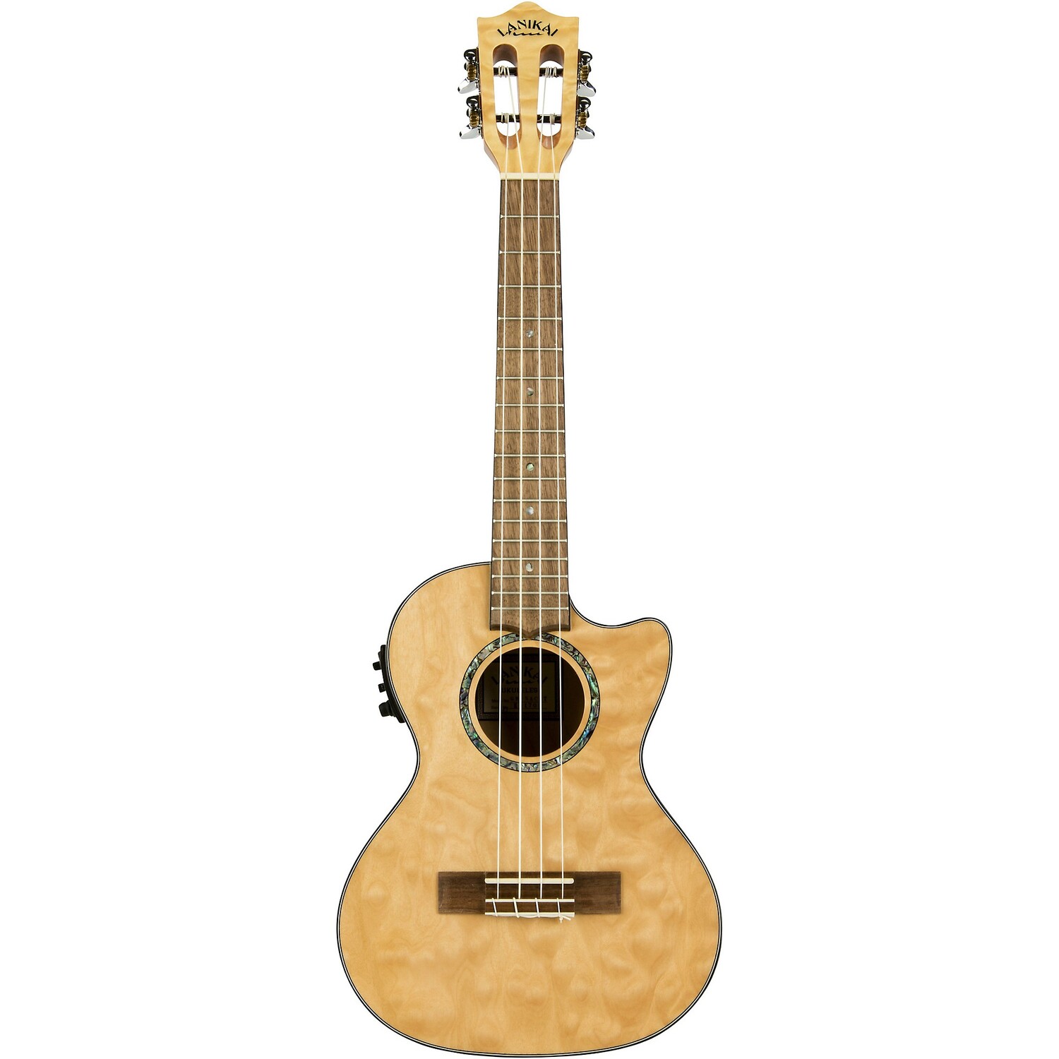 Lanikai QM-CET Стеганый кленовый тенор с предусилителем KulaАкустическая электрическая гавайская гитара Natural
Lanikai QM-CET Стеганый кленовый тенор с предусилителем KulaАкустическая электрическая гавайская гитара Natural