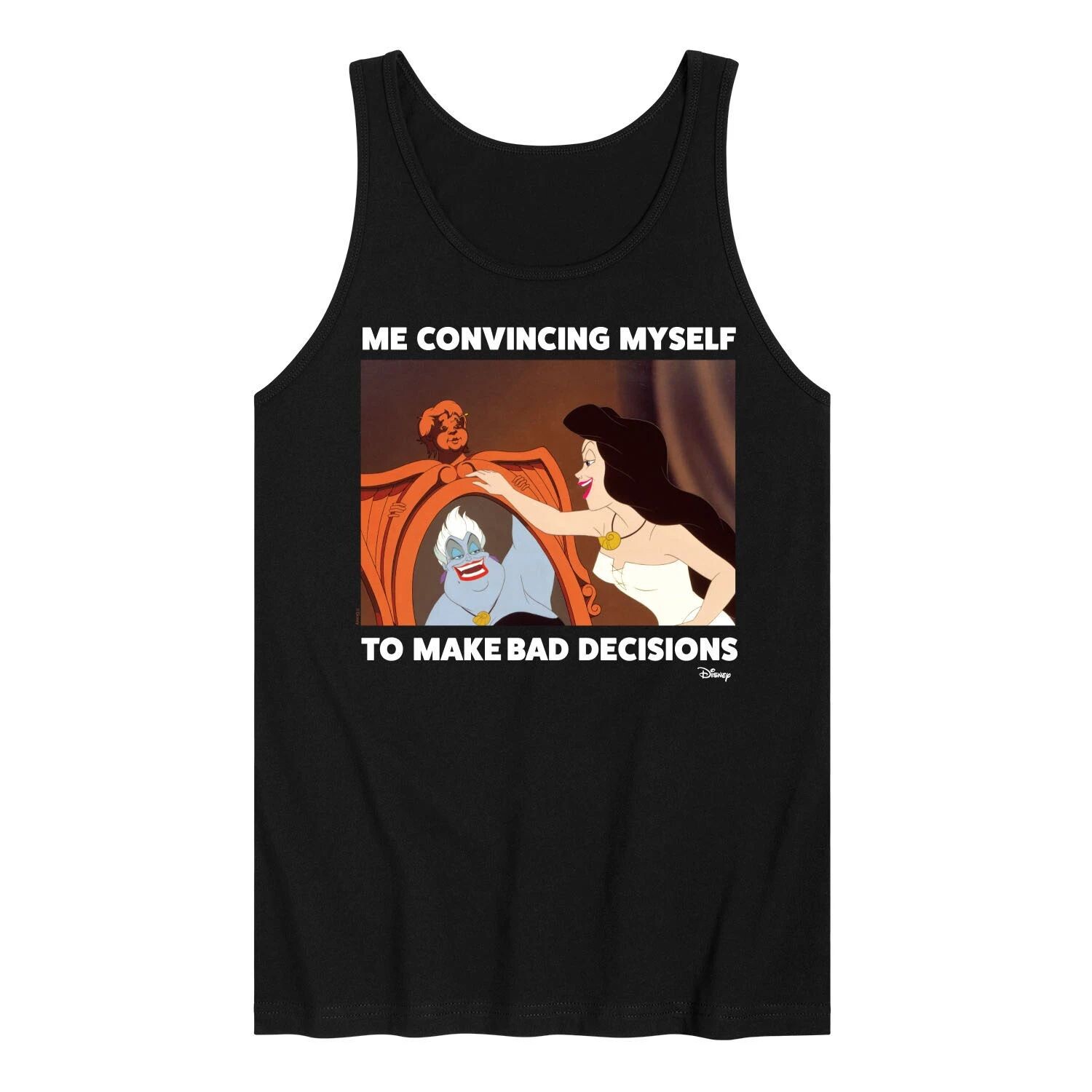 Футболка с рисунком «Злодеи Диснея», «Большая и высокая Урсула Плохие решения» Licensed Character
Футболка с рисунком «Злодеи Диснея», «Большая и высокая Урсула Плохие решения» Licensed Character