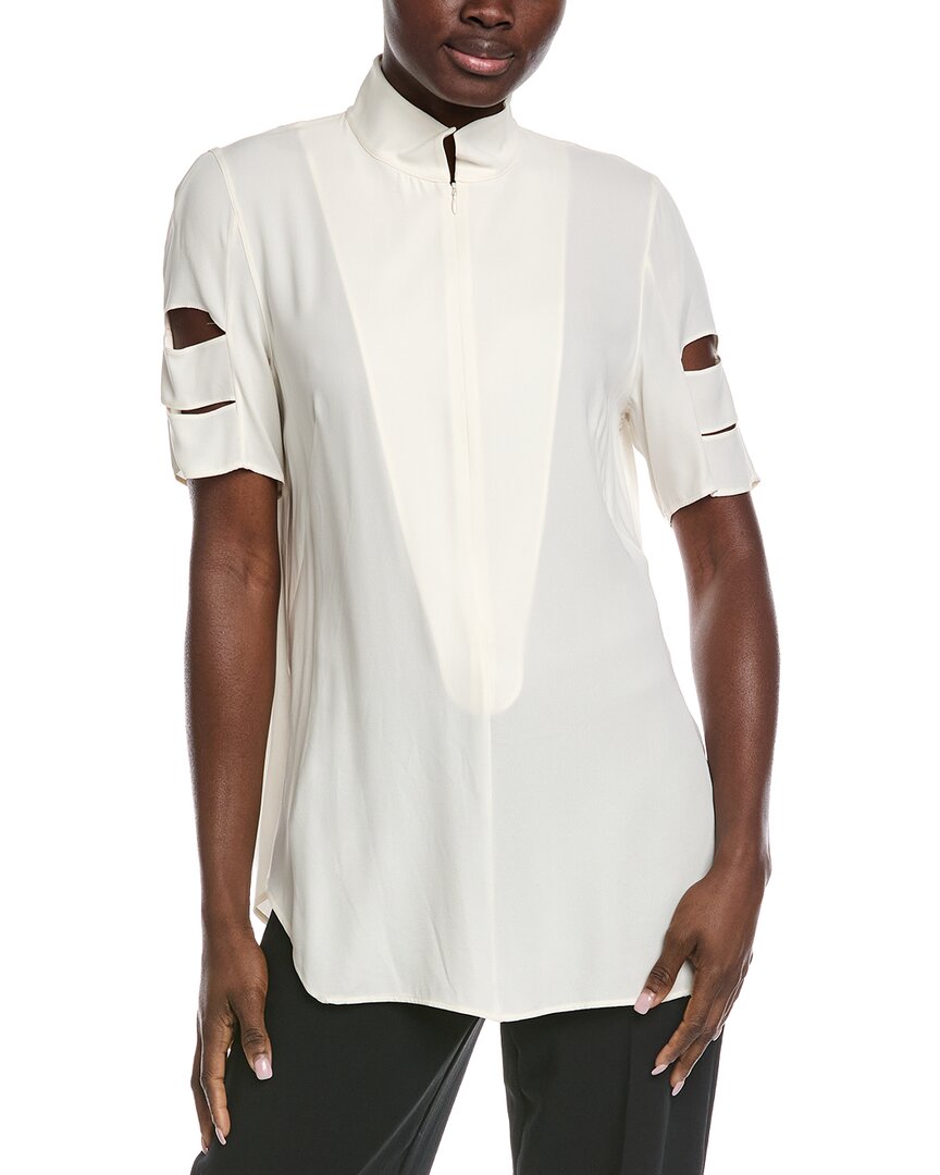 Шелковый топ Akris, белый
Шелковый топ Akris, белый