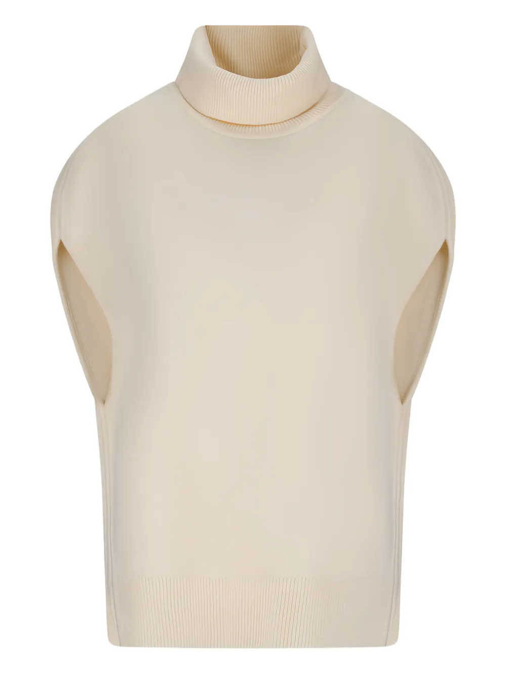 Двухслойная накидка с воротником-гольф Toteme, нейтральный
Двухслойная накидка с воротником-гольф Toteme, нейтральный