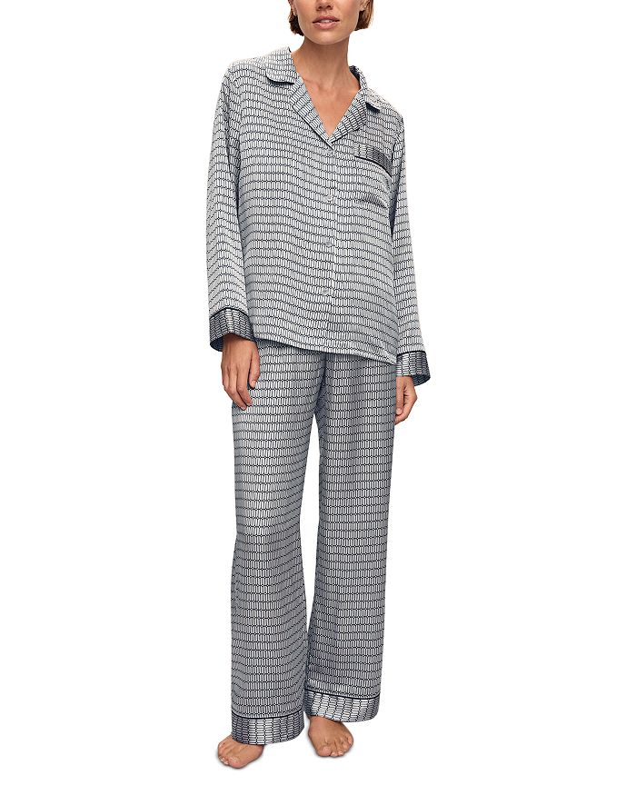 Инез Пижамный комплект из стираемого шелка с принтом, длинный Eberjey, мультиколор
Инез Пижамный комплект из стираемого шелка с принтом, длинный Eberjey, мультиколор