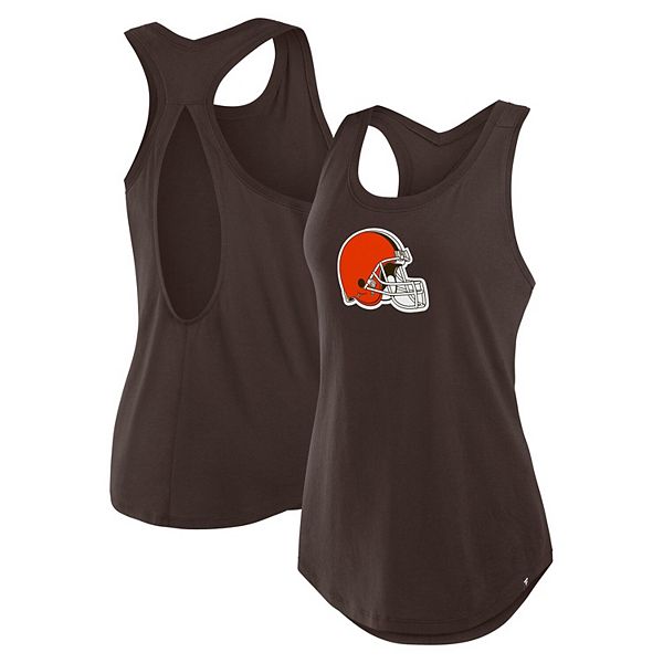 Женская коричневая футболка Cleveland Browns Iron Fan Fanatics
Женская коричневая футболка Cleveland Browns Iron Fan Fanatics