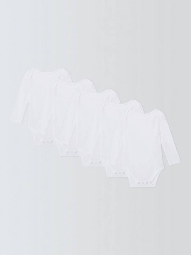 Детские хлопчатобумажные боди в рубчик с длинным рукавом John Lewis, белый
Детские хлопчатобумажные боди в рубчик с длинным рукавом John Lewis, белый