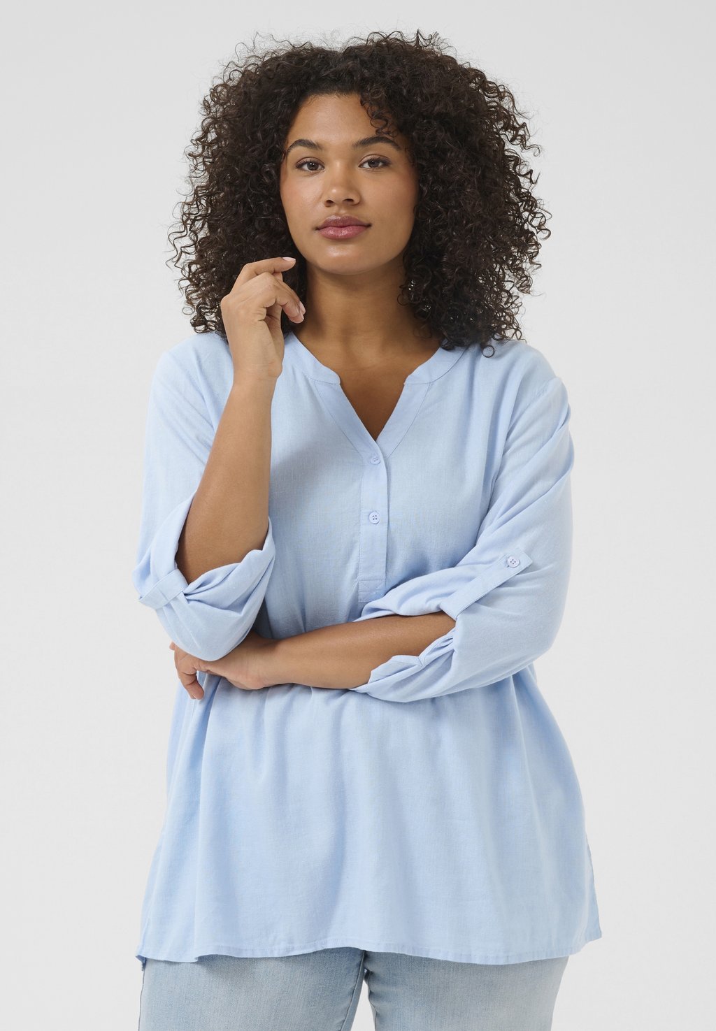 Блуза MILLE Kaffe Curve, светло-голубой
Блуза MILLE Kaffe Curve, светло-голубой