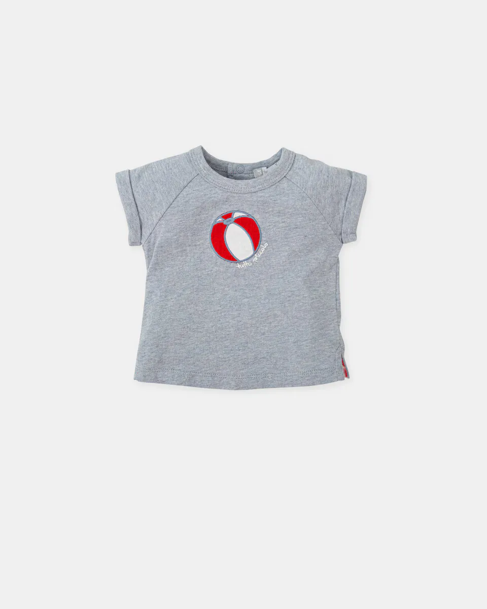 Baby boy футболка с коротким рукавом и вышитым шаром цвета индиго Tutto Piccolo, синий индиго
Baby boy футболка с коротким рукавом и вышитым шаром цвета индиго Tutto Piccolo, синий индиго