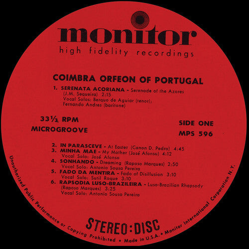 CD диск Coimbra University Chorus: Coimbra Orfeon of Portugal
CD диск Coimbra University Chorus: Coimbra Orfeon of Portugal