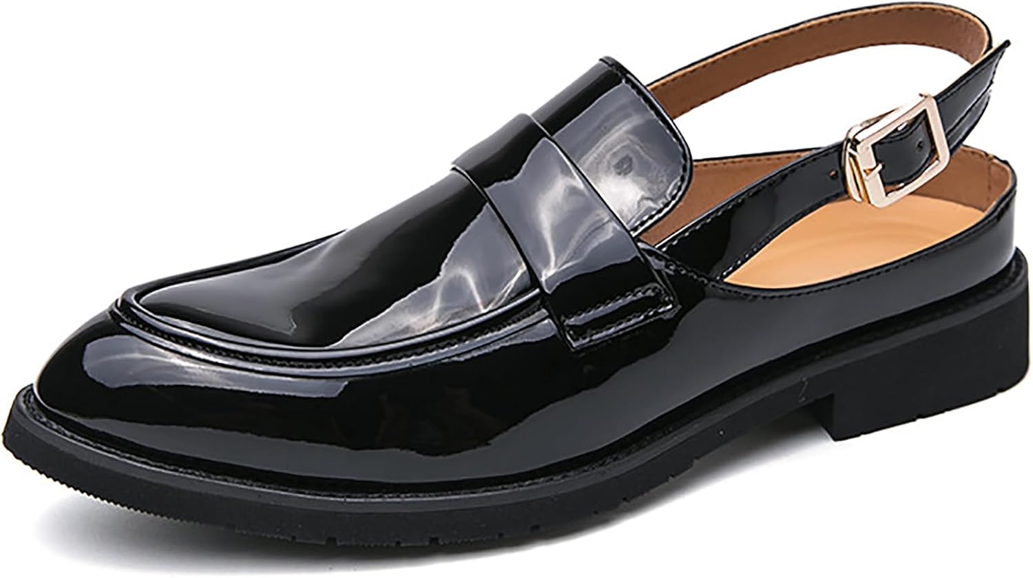 Мужские мюли QEOSNBX из лакированной кожи с закрытым носком, регулируемым ремешком с пряжкой, стильные, удобные, дышащие, на устойчивом каблуке, с открытой пяткой, для офиса, свадьбы и вечеринки, черный
Мужские мюли QEOSNBX из лакированной кожи с закрытым носком, регулируемым ремешком с пряжкой, стильные, удобные, дышащие, на устойчивом каблуке, с открытой пяткой, для офиса, свадьбы и вечеринки, черный