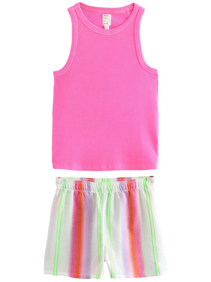 Короткий пижамный комплект Next, розовый
Короткий пижамный комплект Next, розовый