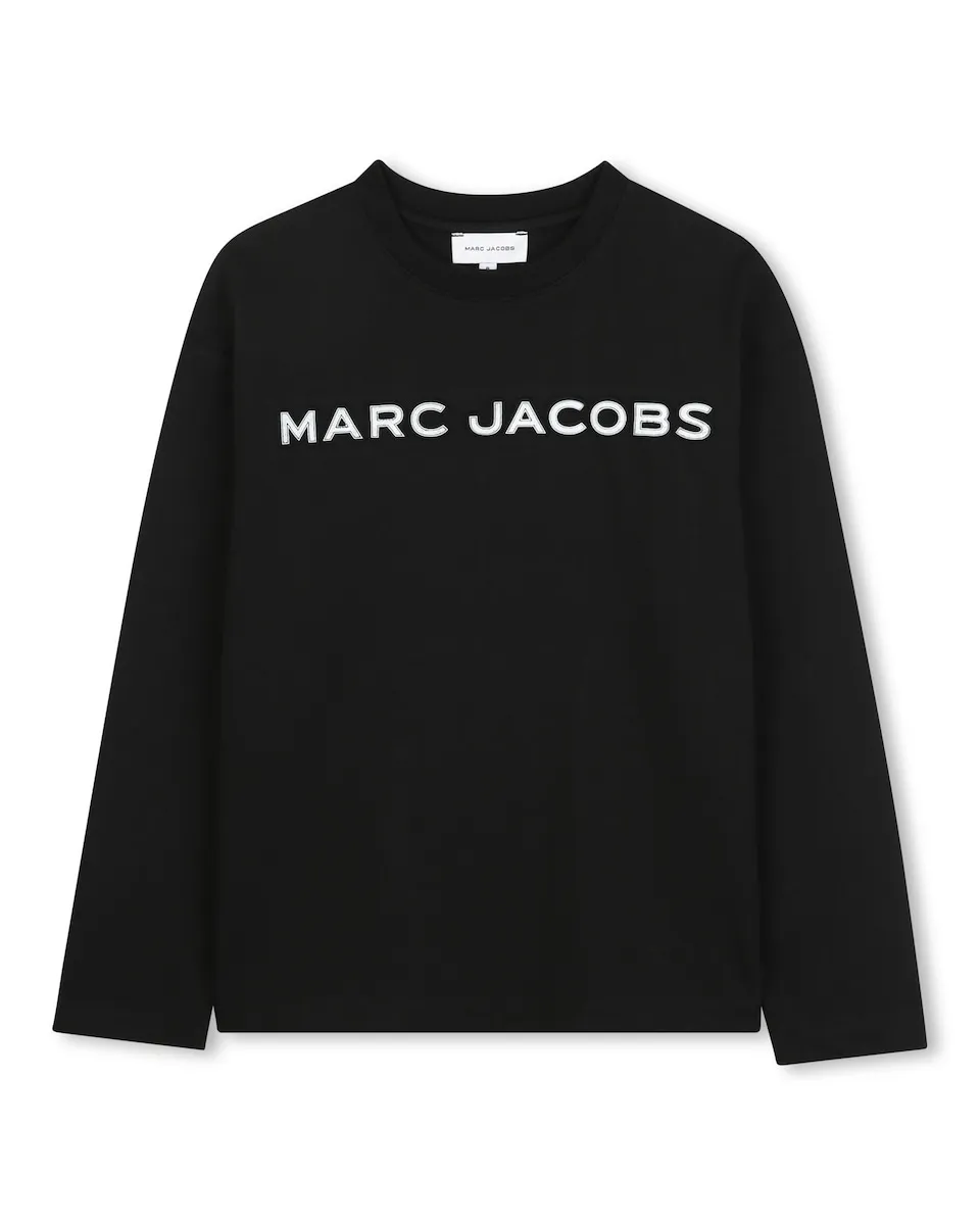 Детская футболка черного цвета из хлопка Marc Jacobs
Детская футболка черного цвета из хлопка Marc Jacobs