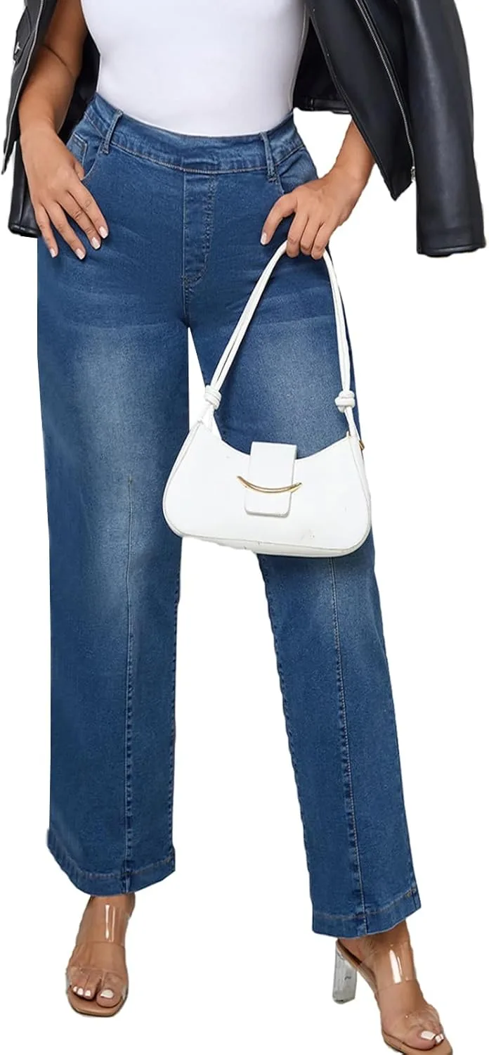 HBER Mid Waist джинсы для женщин, эластичные, широкие
HBER Mid Waist джинсы для женщин, эластичные, широкие