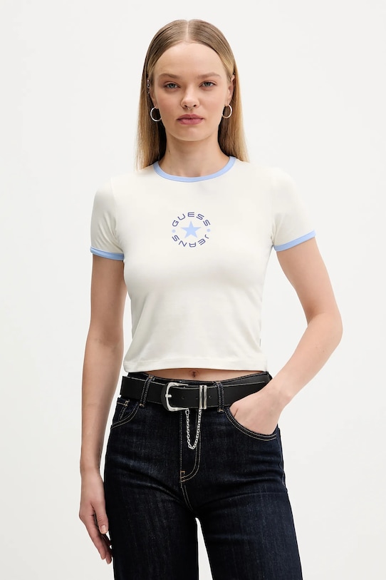 Футболка Guess Jeans, бежевый
Футболка Guess Jeans, бежевый