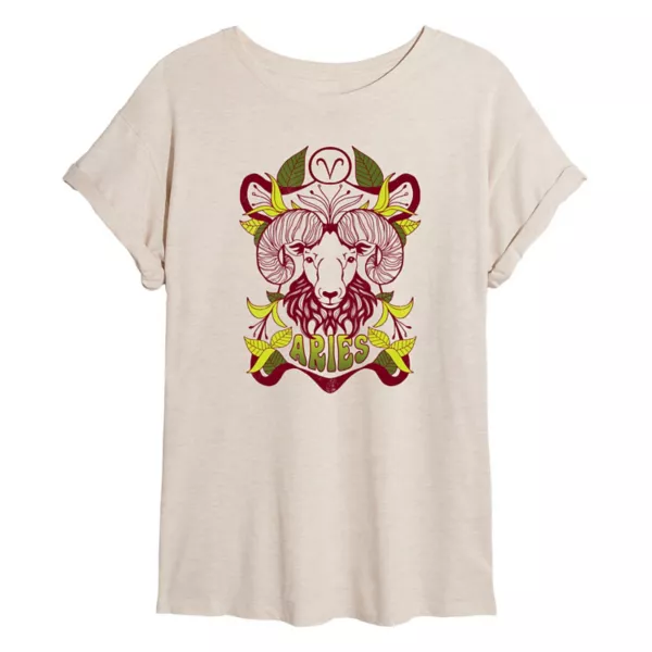 Футболка оверсайз с символом знака зодиака Овен для подростков Licensed Character, бежевый
Футболка оверсайз с символом знака зодиака Овен для подростков Licensed Character, бежевый