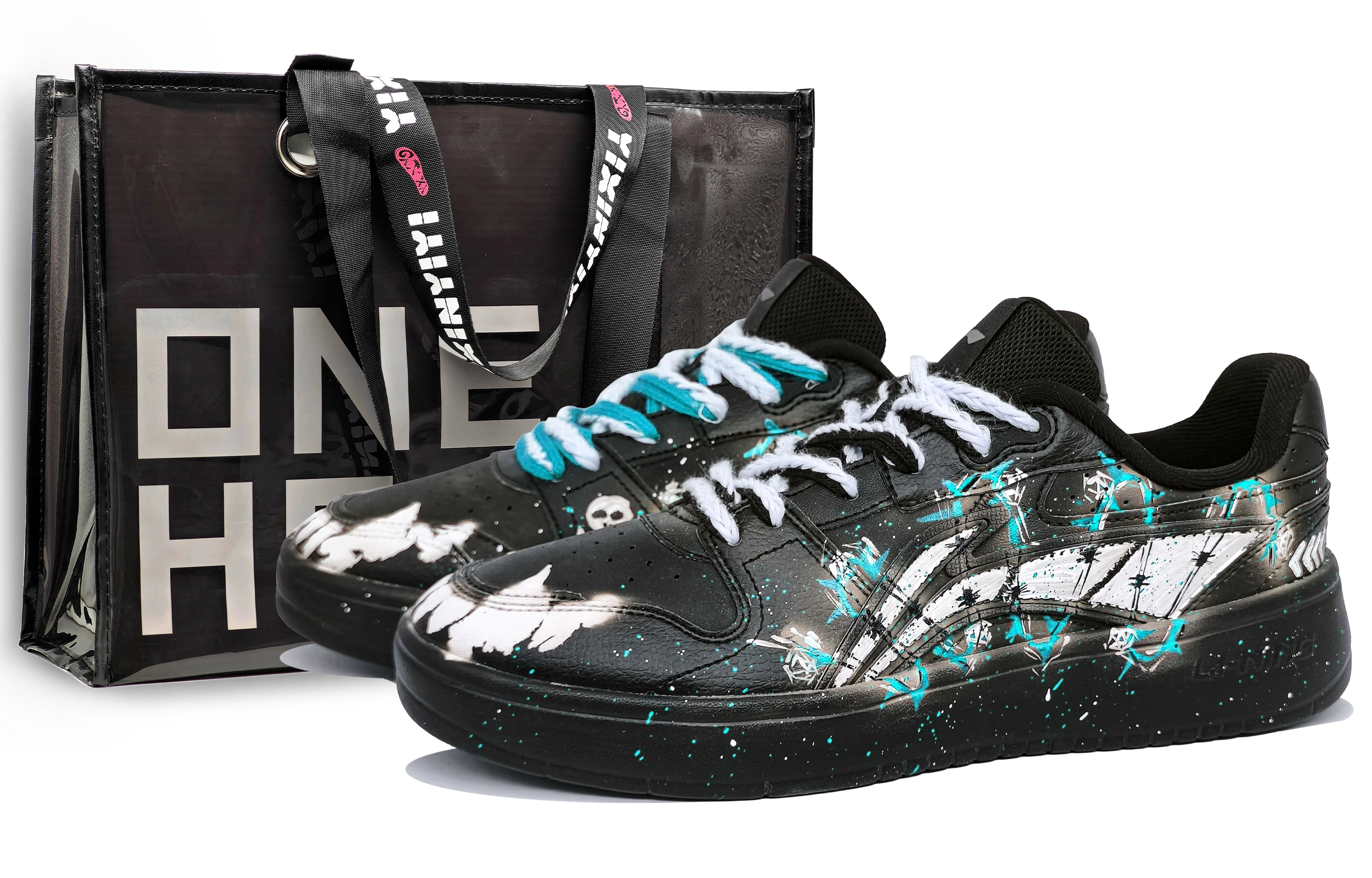 LINING Кроссовки для скейтбординга Acer Truncatum с антискользящей амортизацией и износостойкостью, мужские, черно-голубые
LINING Кроссовки для скейтбординга Acer Truncatum с антискользящей амортизацией и износостойкостью, мужские, черно-голубые