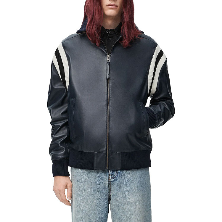 Кожаная куртка мужская Loewe, темно-синий
Кожаная куртка мужская Loewe, темно-синий