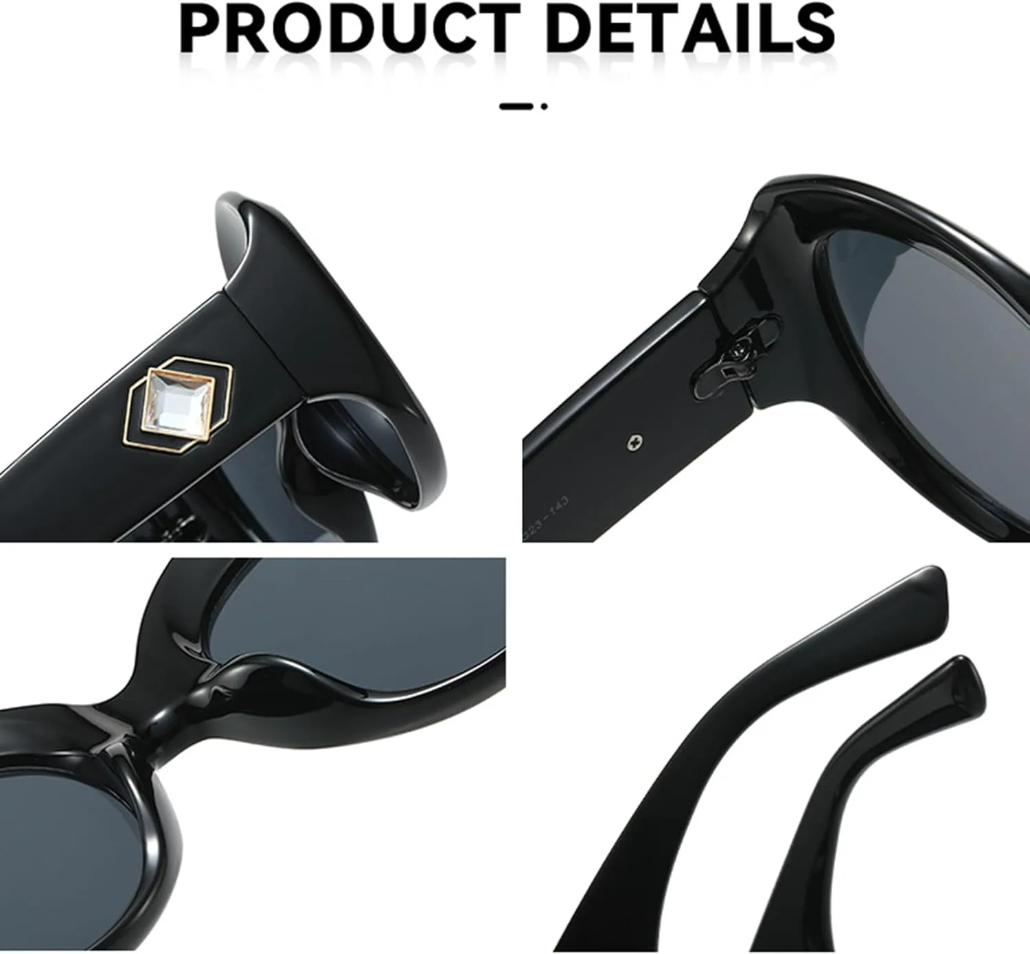 Женские солнцезащитные очки большого размера круглой формы с крупными стразами и блестящей оправой, защита от УФ-излучения UV400 (2025) bullabulling, Black
Женские солнцезащитные очки большого размера круглой формы с крупными стразами и блестящей оправой, защита от УФ-излучения UV400 (2025) bullabulling, Black