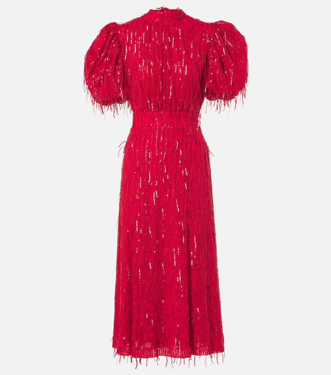 Платье миди с рукавами-буфами, расшитое пайетками Rotate, Racing Red
Платье миди с рукавами-буфами, расшитое пайетками Rotate, Racing Red