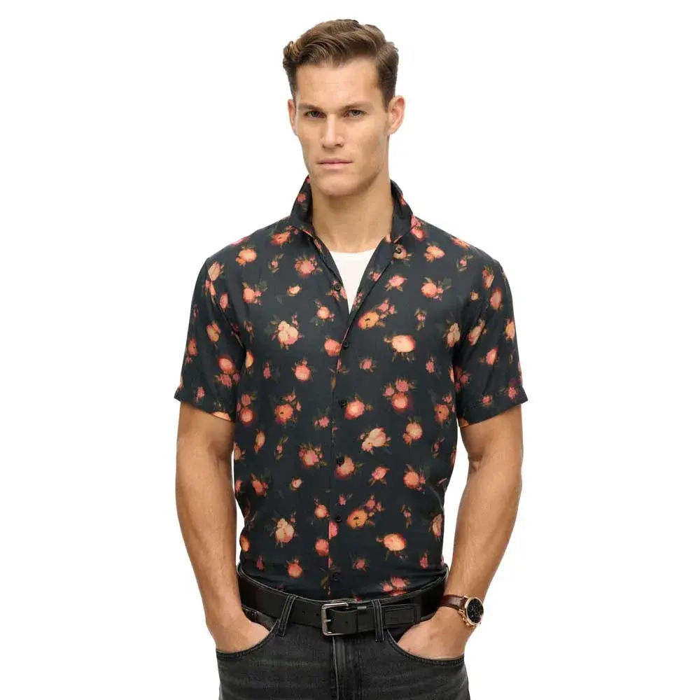 Рубашка с коротким рукавом Superdry Print, черный
Рубашка с коротким рукавом Superdry Print, черный