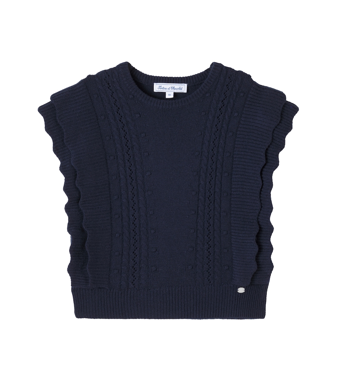 Жилет с рюшами Tartine et Chocolat, Marine
Жилет с рюшами Tartine et Chocolat, Marine