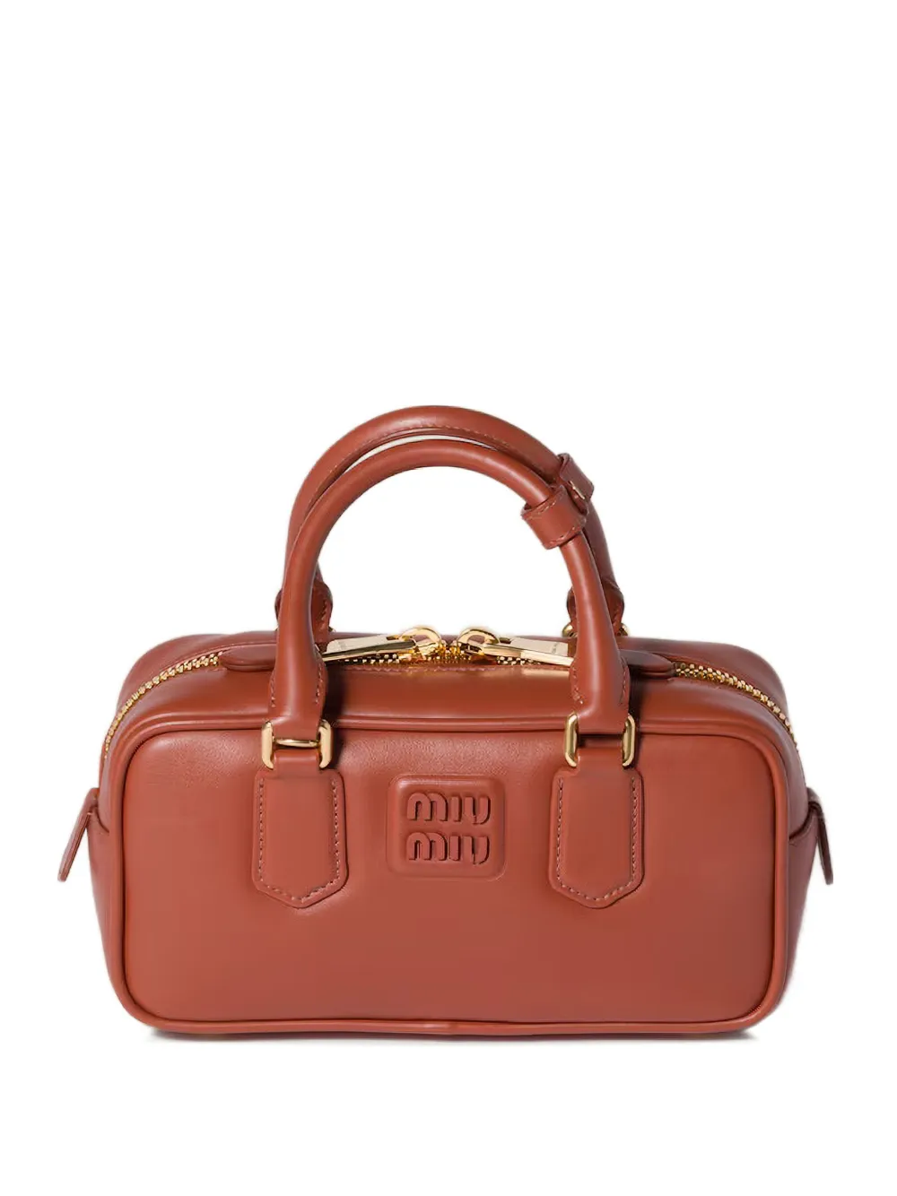 Сумка-тоут Arcadie с логотипом Miu Miu, коричневый
Сумка-тоут Arcadie с логотипом Miu Miu, коричневый