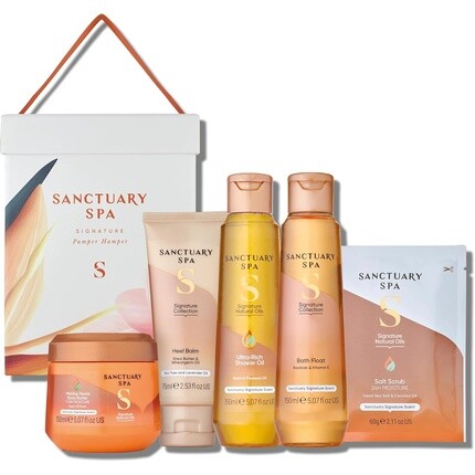 Подарочный набор Spa Signature Pamper Hamper — веганский подарок для женщин Sanctuary
Подарочный набор Spa Signature Pamper Hamper — веганский подарок для женщин Sanctuary