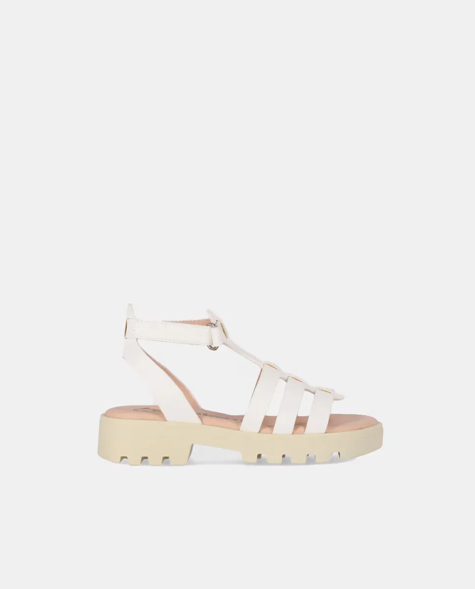 Сандалии для девочек на плоской подошве из полиуретана с застежкой-липучкой CHIKA10 KIDS, белый
Сандалии для девочек на плоской подошве из полиуретана с застежкой-липучкой CHIKA10 KIDS, белый