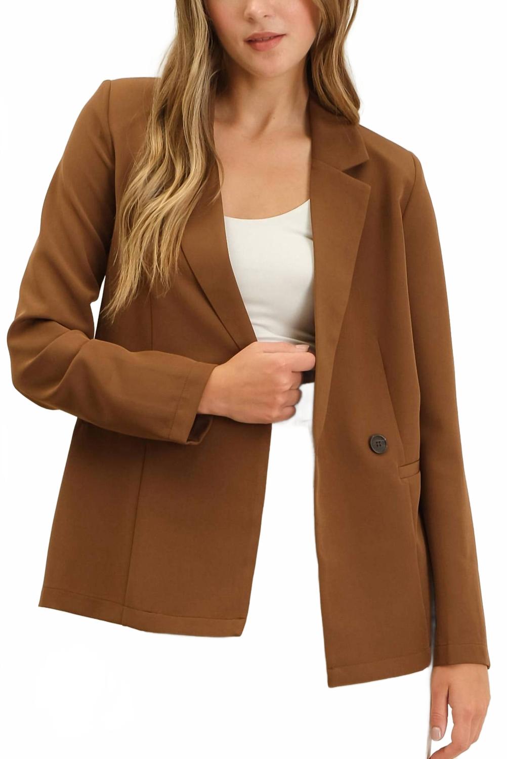 The Workshop Studio Двубортный пиджак цвета кармин, коричневый
The Workshop Studio Двубортный пиджак цвета кармин, коричневый