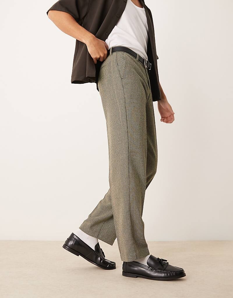 Темно-зеленые брюки из смесовой шерсти прямого кроя ASOS DESIGN
Темно-зеленые брюки из смесовой шерсти прямого кроя ASOS DESIGN